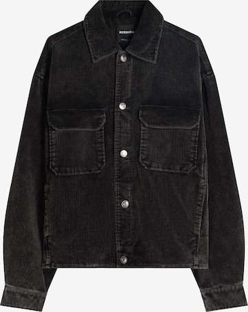 Bershka Välikausitakki värissä musta: etupuoli