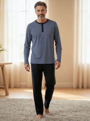 Pyjama long 'Leios' zd ZERO DEFECTS en bleu