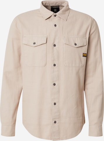 Camicia 'MARINE' di G-STAR in verde: frontale