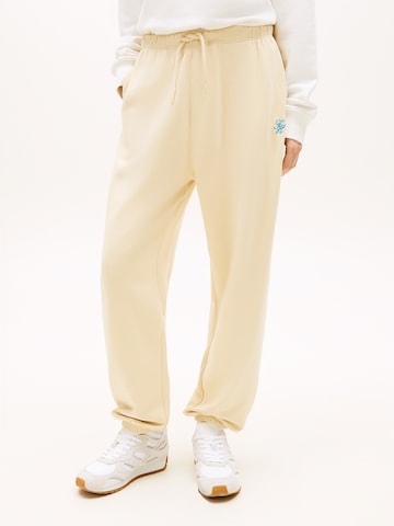 TOMMY HILFIGER Дънки Tapered Leg Панталон в бежово: отпред