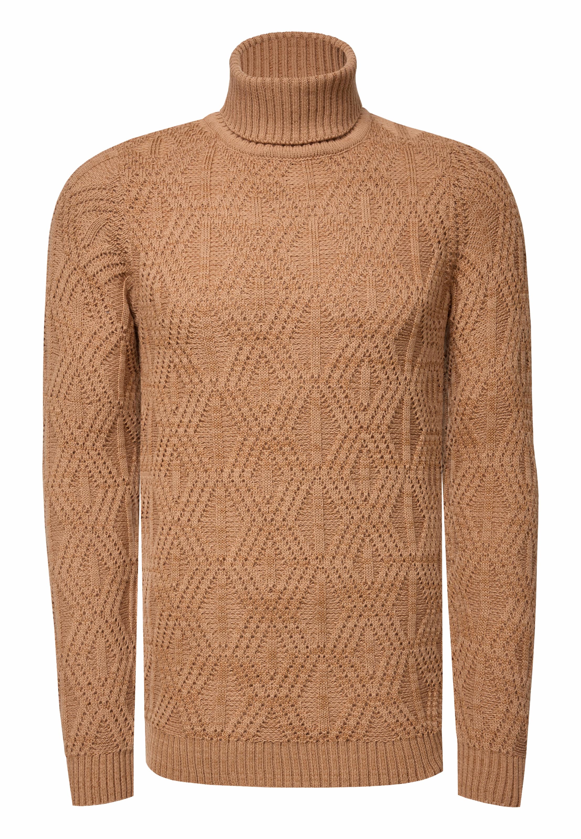 Rusty Neal Pullover in Braun: Vorderseite
