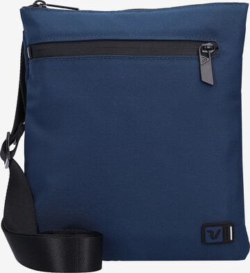 Borsa a tracolla di Roncato in blu: frontale