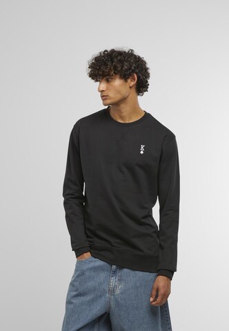 Mister Tee Sweatshirt 'King' in Schwarz: Vorderseite
