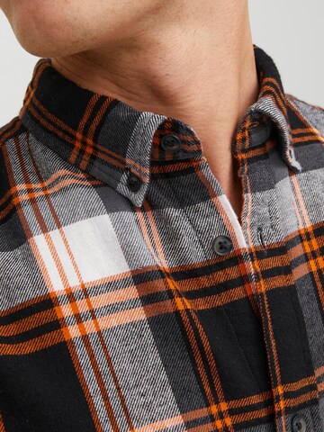 JACK & JONES Regular fit Overhemd 'Classic' in Oranje