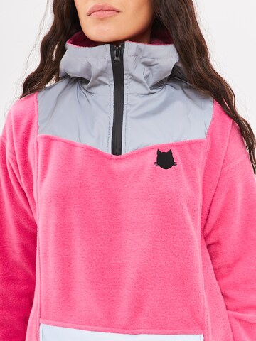 Cat e Lolette Fleece Jacket 'Cat Hoodie' in Pink