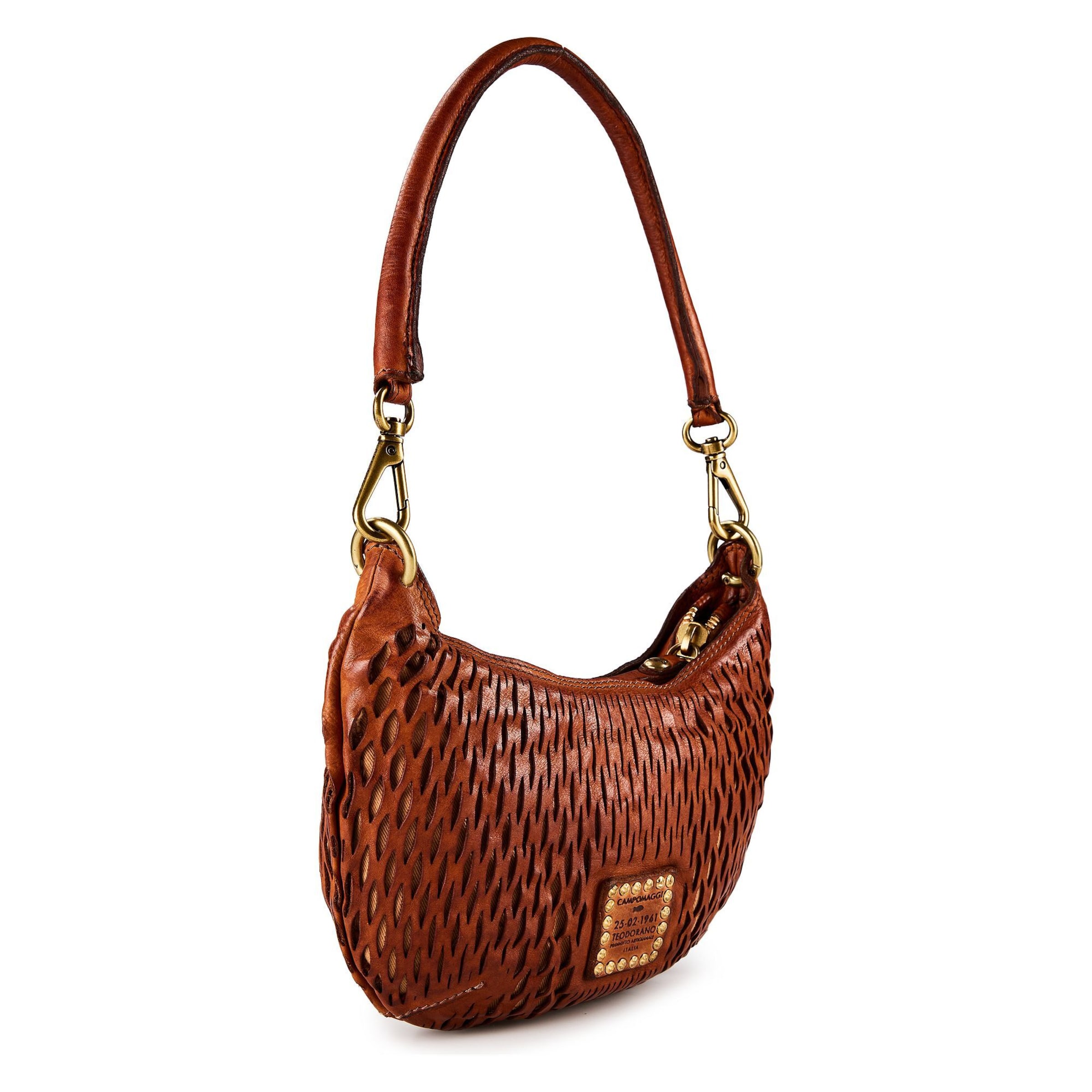 Borsa a spalla 'Anastasia' di Campomaggi in marrone