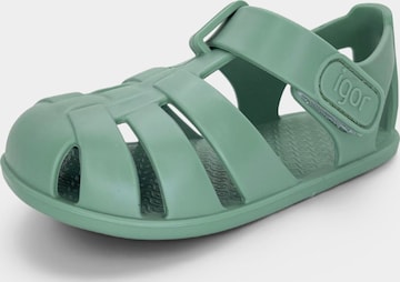IGOR - Zapatos para playa y agua en verde: frente