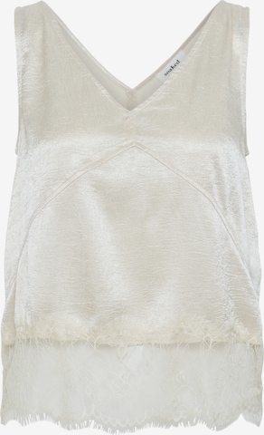 SOAKED IN LUXURY Top in Beige: front