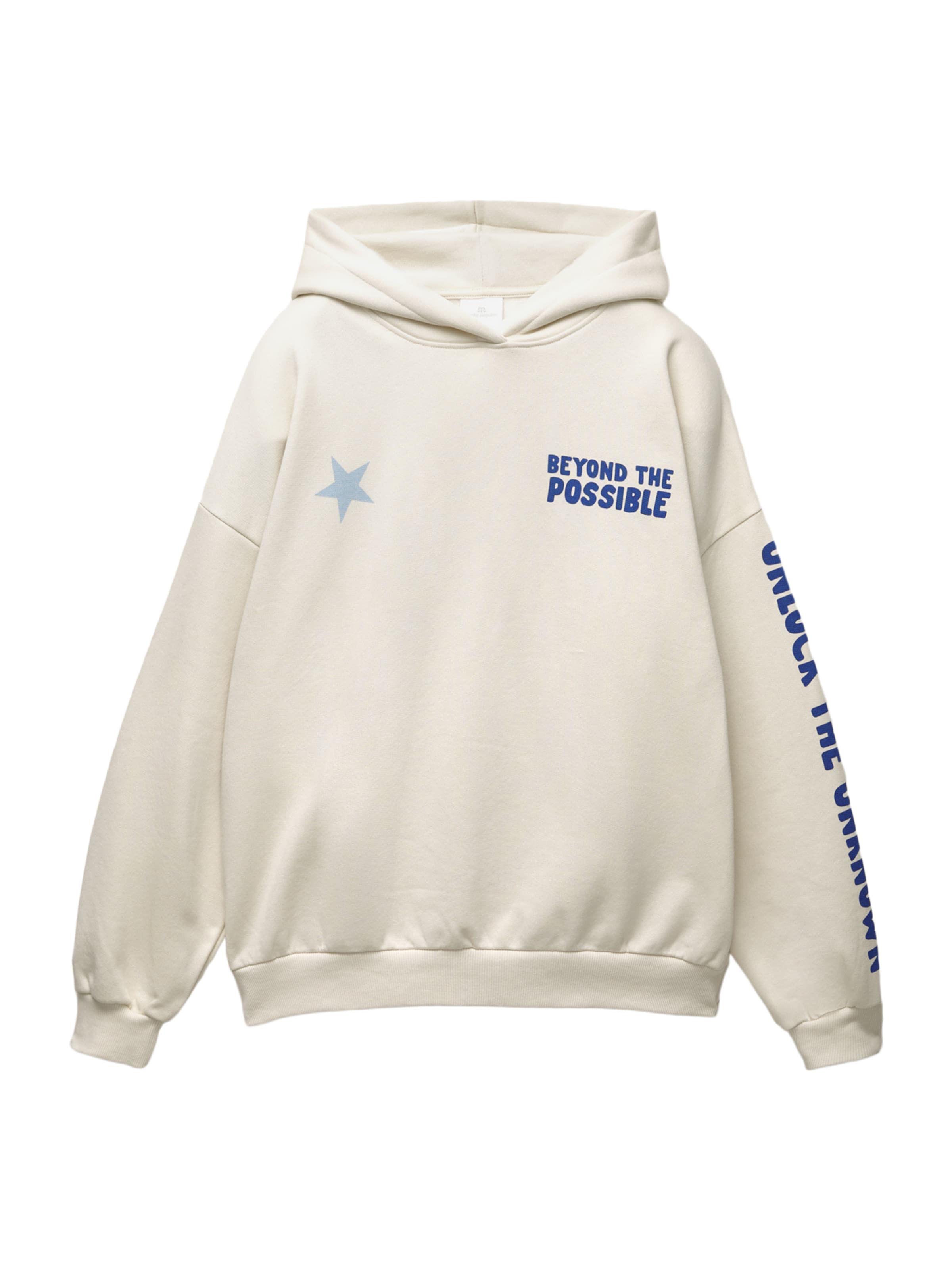 Pull&Bear Mikina 'PACIFIC' - Béžová: predná strana