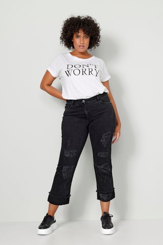 Angel of Style Regular Jeans in Zwart