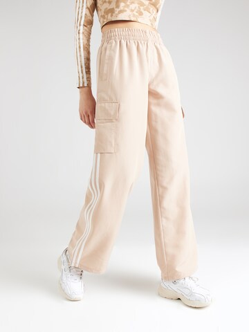 ADIDAS ORIGINALS - Loosefit Pantalón cargo en beige: frente