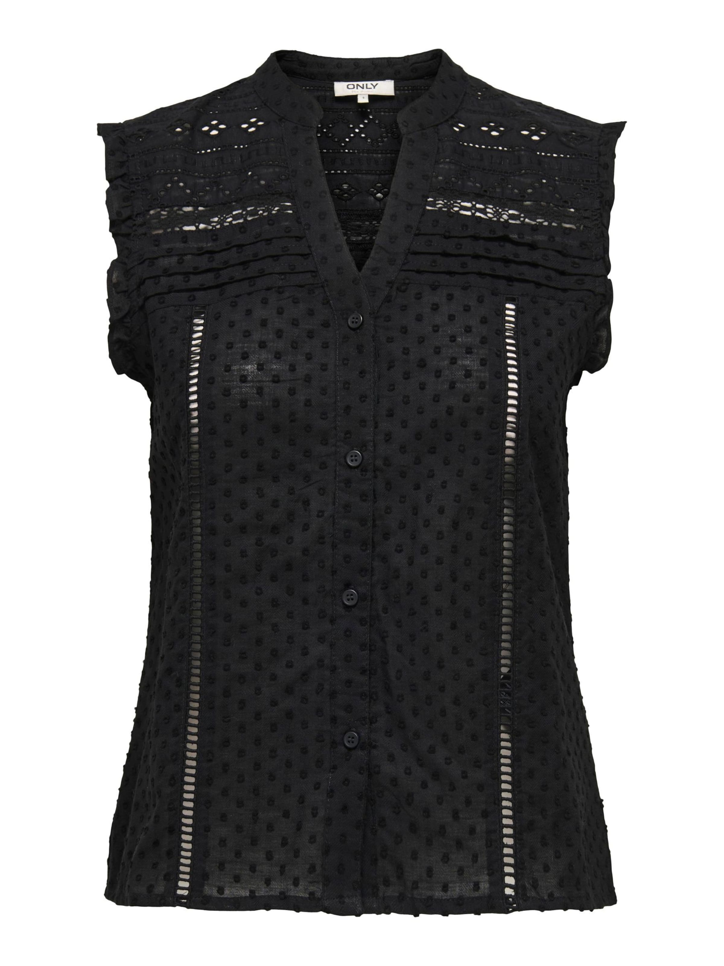 Camicia da donna 'ONLEVELYN' di ONLY in nero: frontale