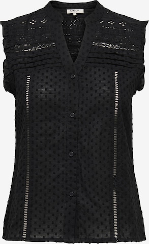 ONLY - Blusa 'ONLEVELYN' en negro: frente