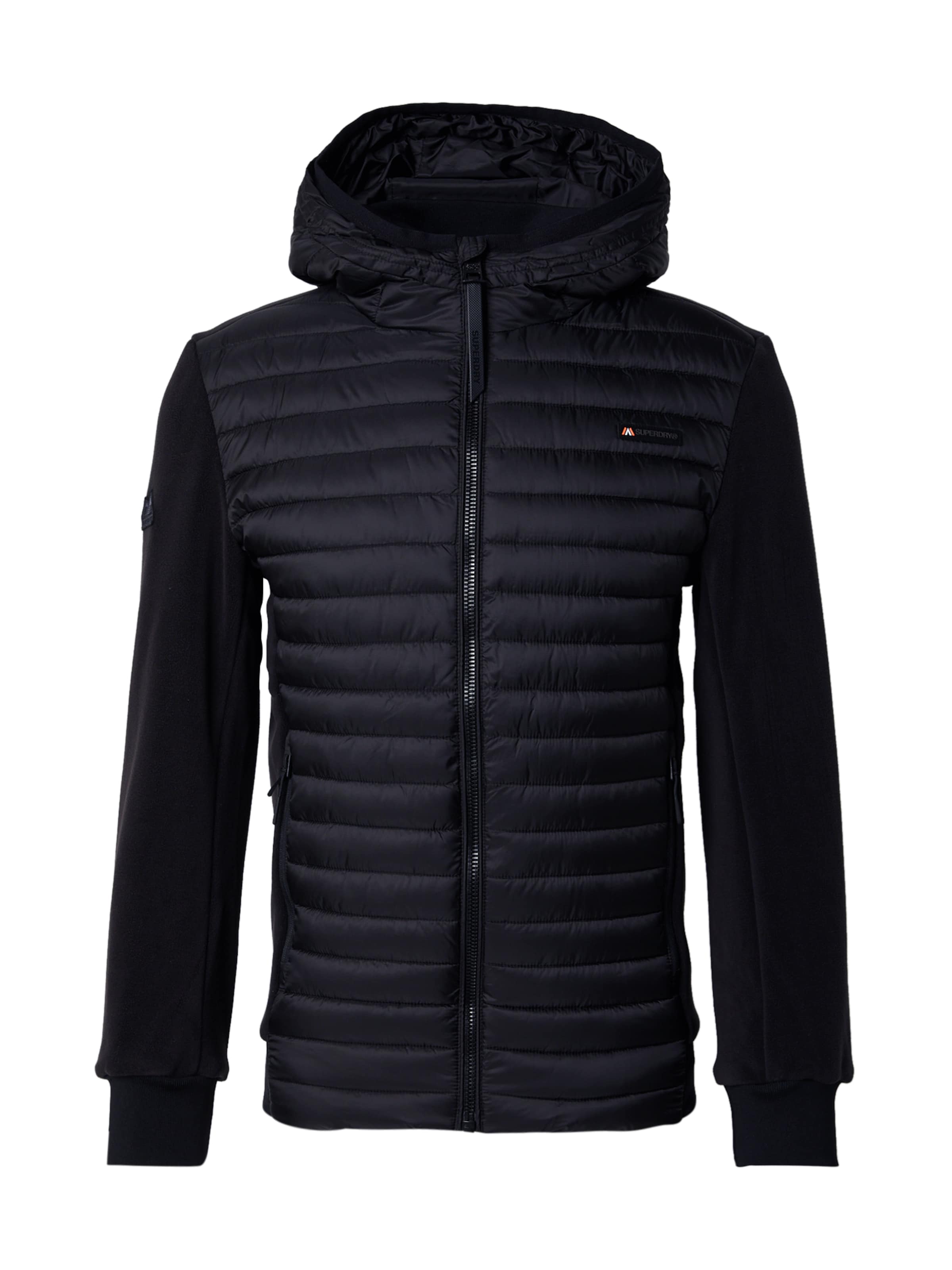 Veste mi-saison 'Storm' Superdry en noir : devant