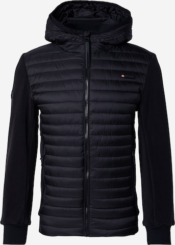 Superdry Välikausitakki 'Storm' värissä musta: etupuoli