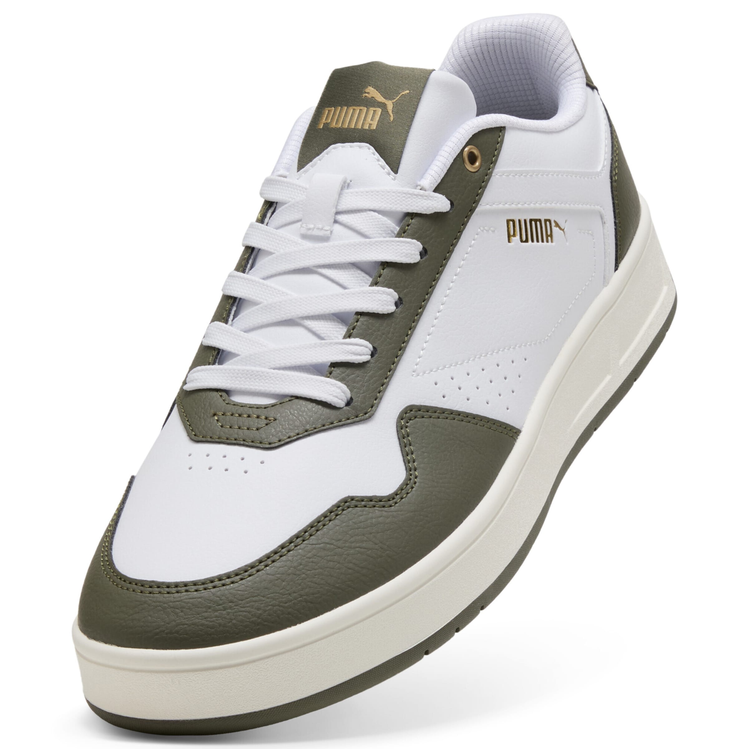 PUMA Platform trainers 'Court Classic' in White: front