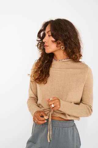 Noisy may Sweater 'Chen' in Beige: front
