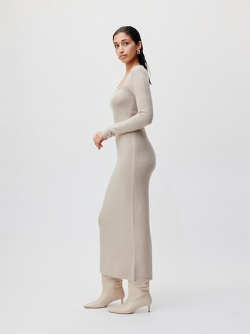 LeGer by Lena Gercke Knit dress 'Lucille' in Beige