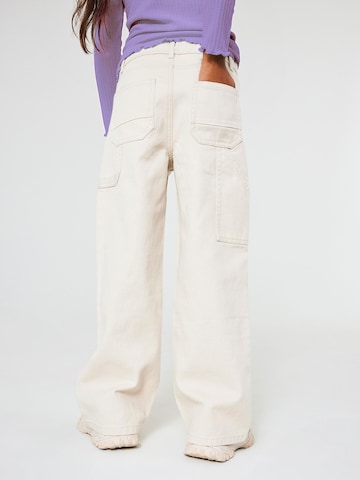 NAME IT Wide leg Pants 'Rose' in Beige