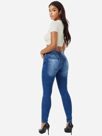 Tazzio Skinny Jeansy 'F108' w kolorze niebieski