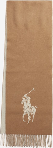 Écharpe Polo Ralph Lauren en beige : devant