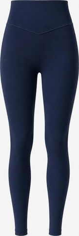 Slimfit Pantaloni sport de la 2SKIN pe albastru: față