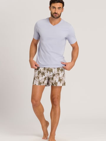 Hanro Boxershorts 'Fancy Woven' in Beige