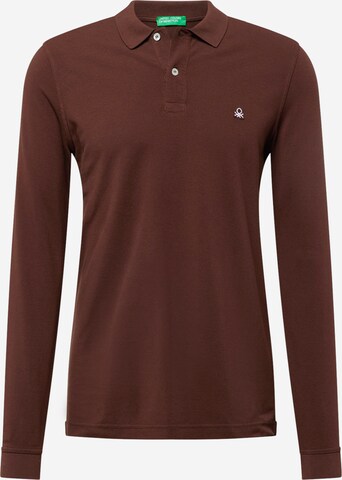 UNITED COLORS OF BENETTON Shirt in Brown: front