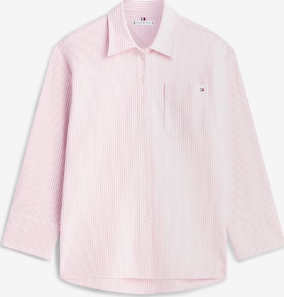 XS dydžio Palaidinė iš TOMMY HILFIGER, spalva – rožių spalva / balta, Prekių apžvalga