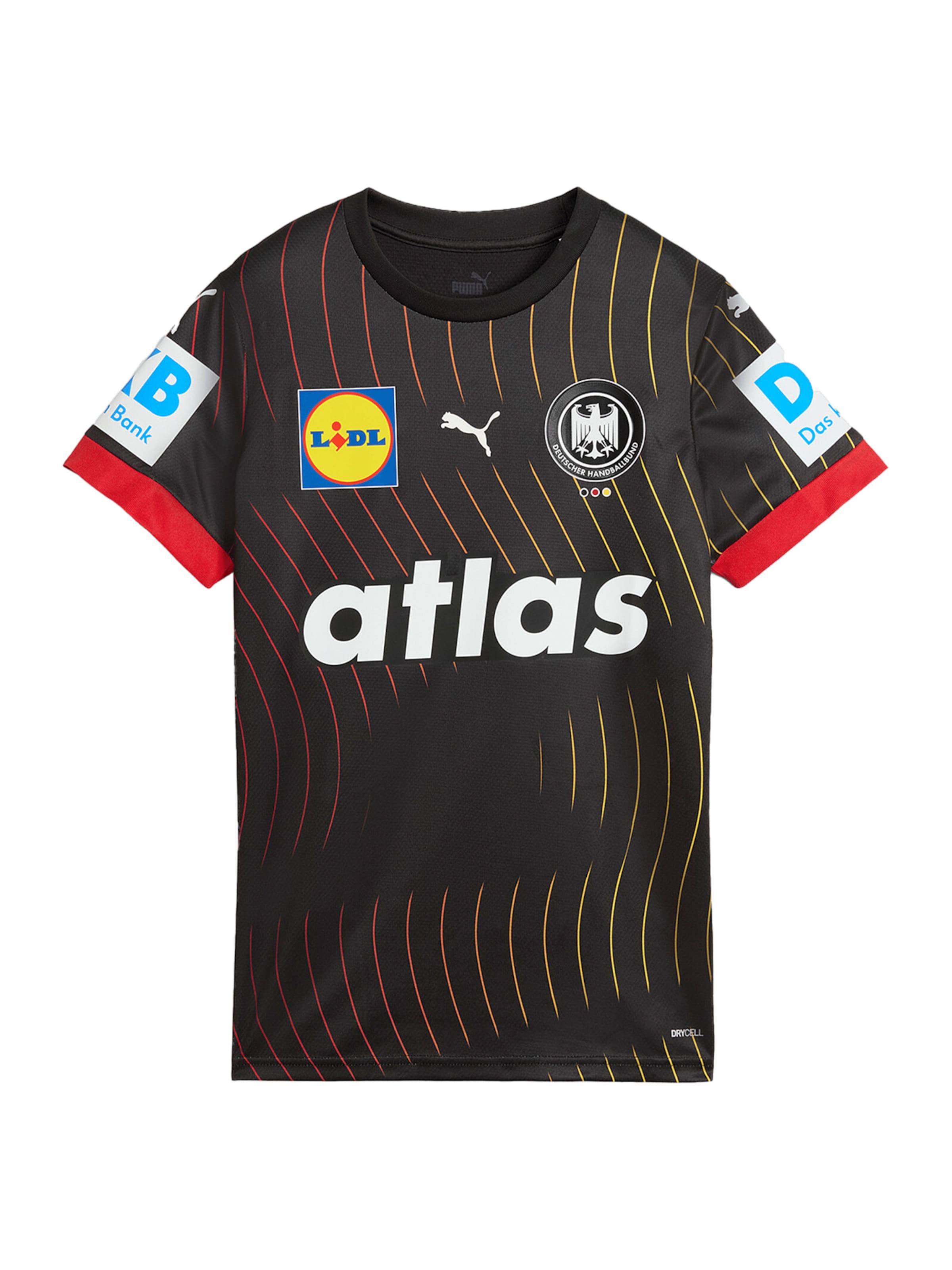 PUMA Trikot 'Deutschland Dhb Deutschland Away 2024/2025' in blau / schwarz / weiß, Produktansicht