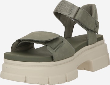 UGG Sandalen met riem 'Ashton' in Groen: voorkant