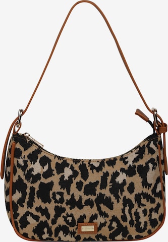 faina Shoulder Bag in Brown: front