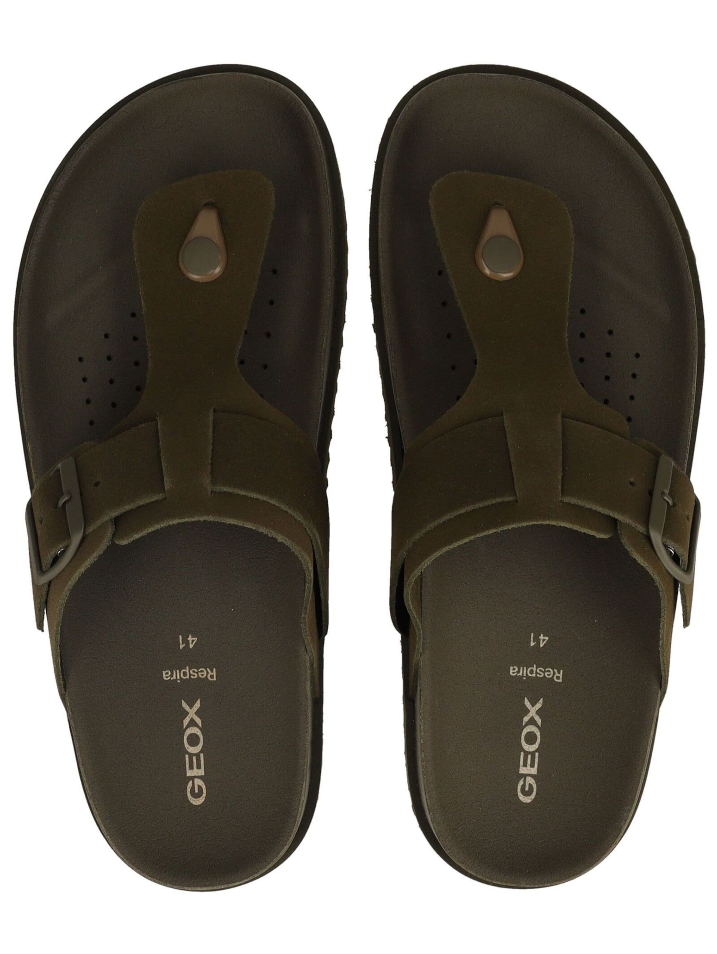 GEOX T-bar sandals in Green