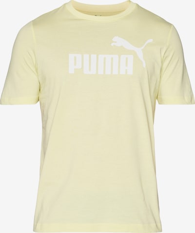 Marškinėliai 'ESS No. 1' iš PUMA, spalva – šviesiai geltona / balta, Prekių apžvalga
