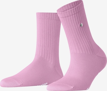 BURLINGTON Socks 'Fleet Street' in Purple: front