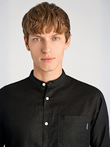 Lindbergh Regular fit Overhemd in Zwart