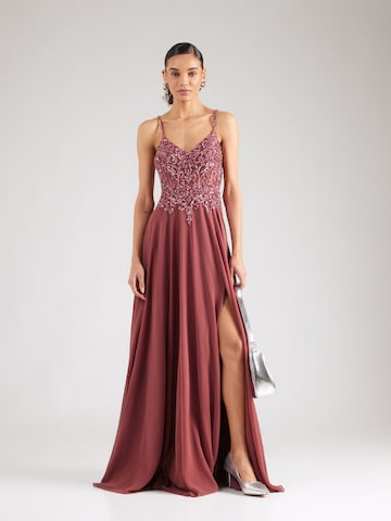 raudona LUXUAR Vakarinė suknelė: priekis