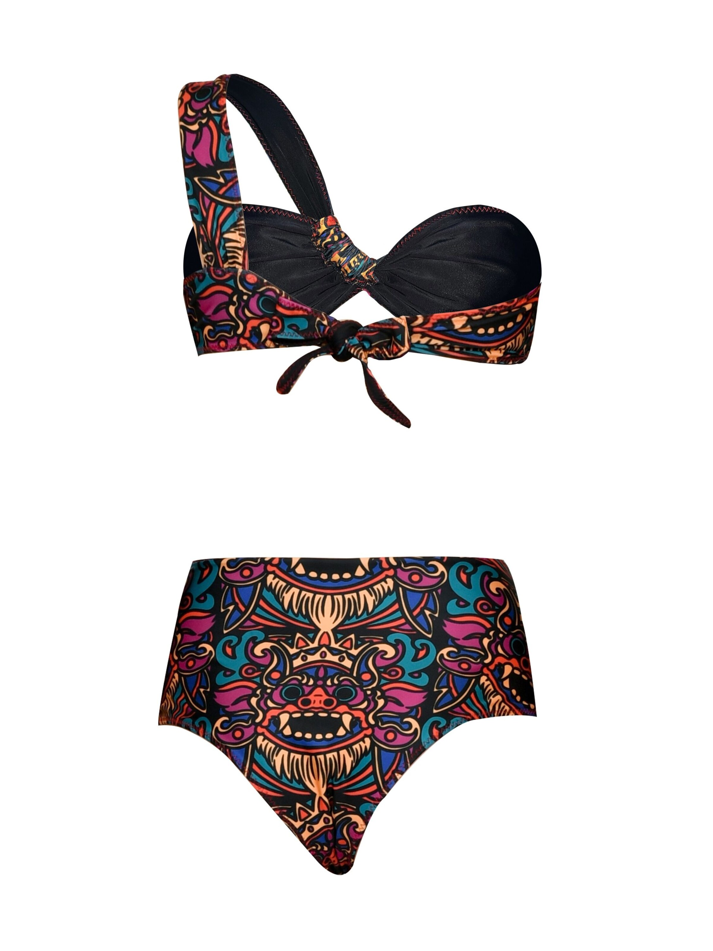 Bandeau Bikini 'ECONYL® Sandy Babe Set 2-tlg.' Kadoo en mélange de couleurs