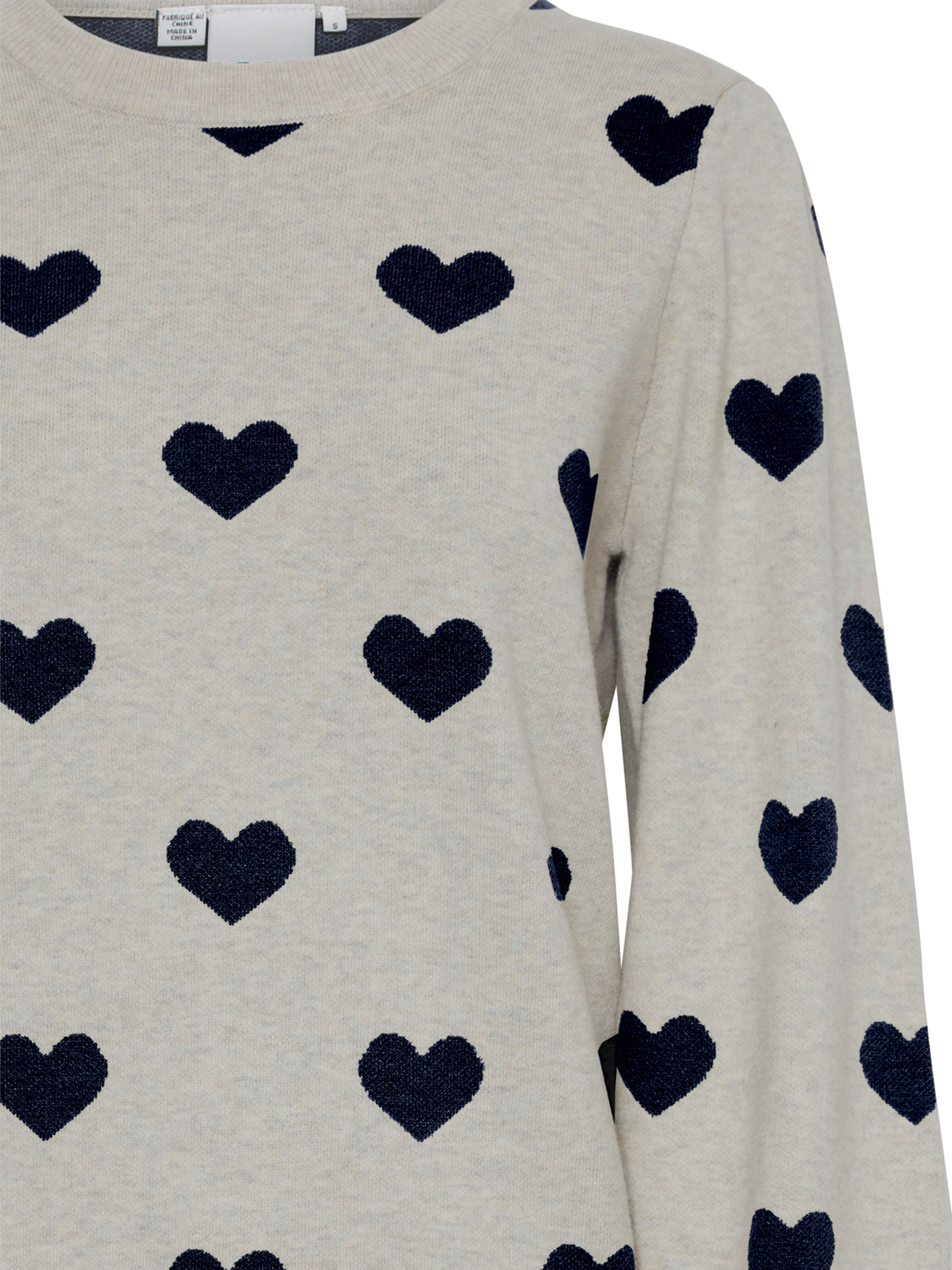 ICHI Pullover 'BRIELLE' i grå