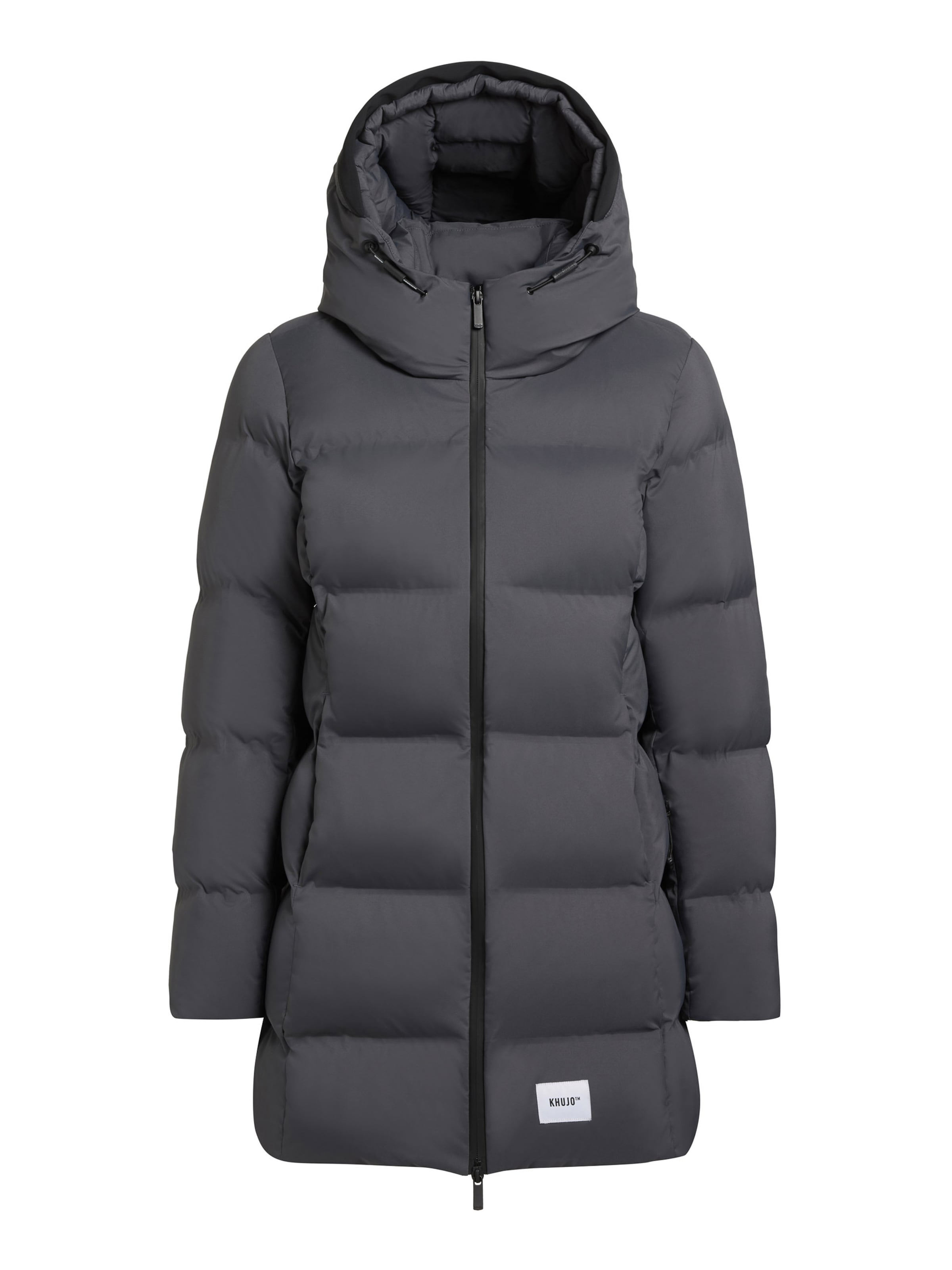 khujo Winter jacket 'Tanare3' in Dark grey / Black / White, Item view