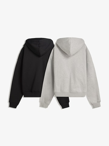 Bershka Bluza rozpinana w kolorze szary