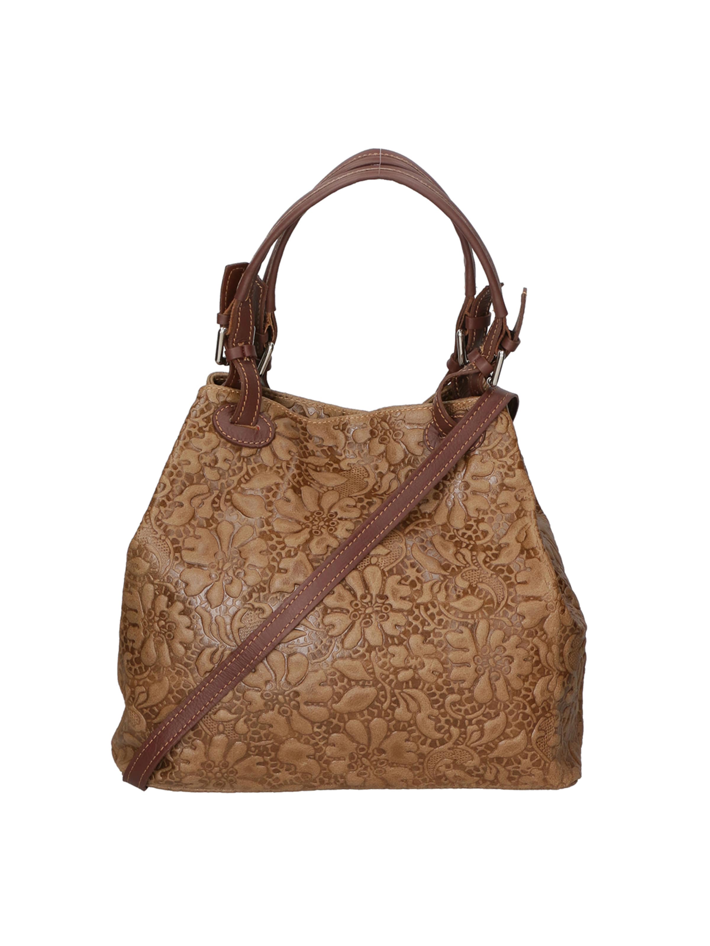Borsa a mano di Gave Lux in beige: frontale