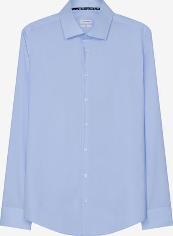 Coupe slim Chemise business SEIDENSTICKER en bleu : devant