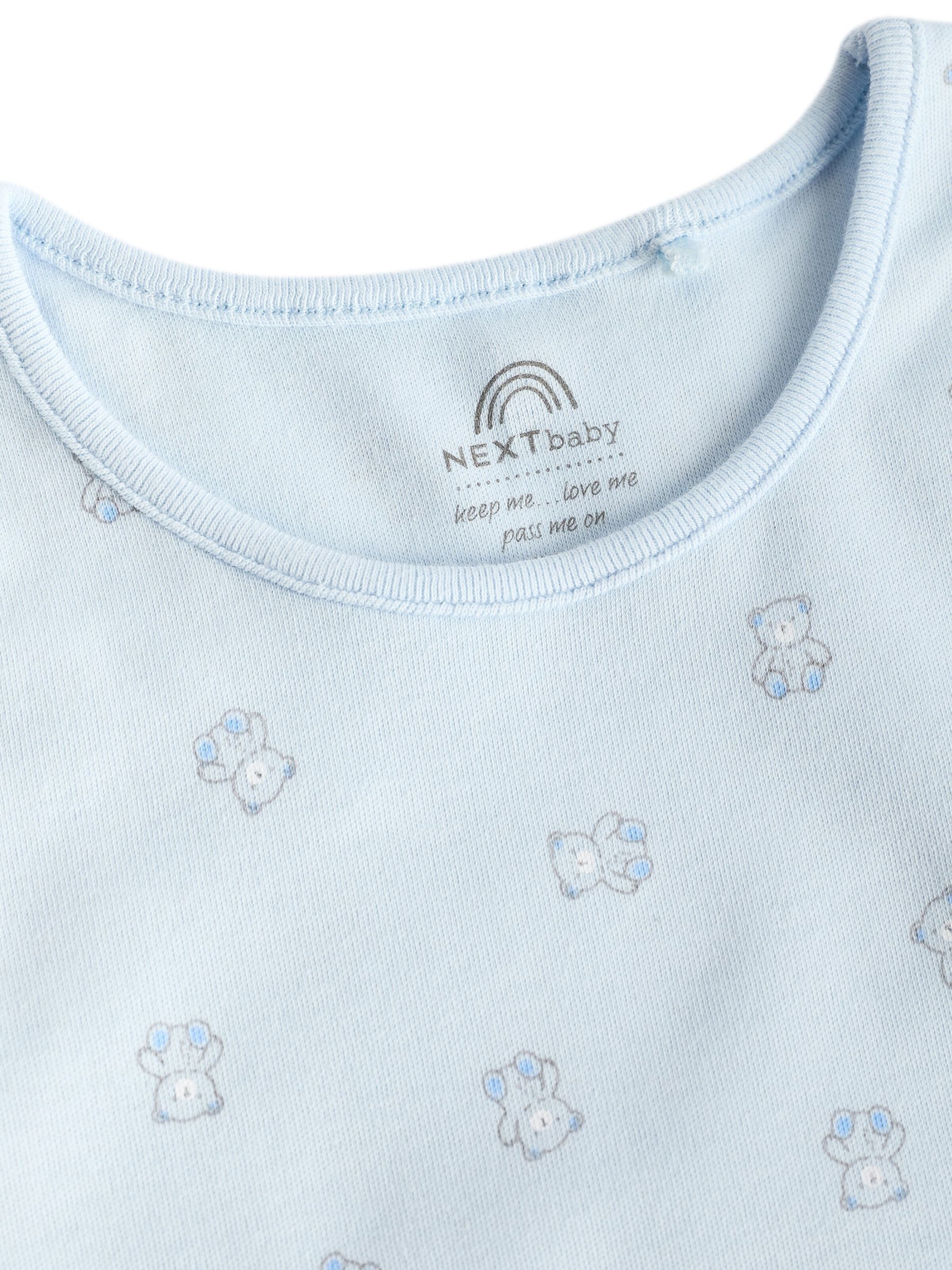 Next Бебешки гащеризони/боди в синьо