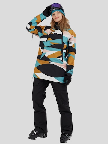 Veste outdoor 'Hooper ECO Anorak' Fundango en marron : devant