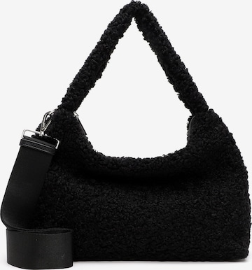 Borsa a sacco 'E&N Cergy RUE 09' di Emily & Noah in nero: frontale