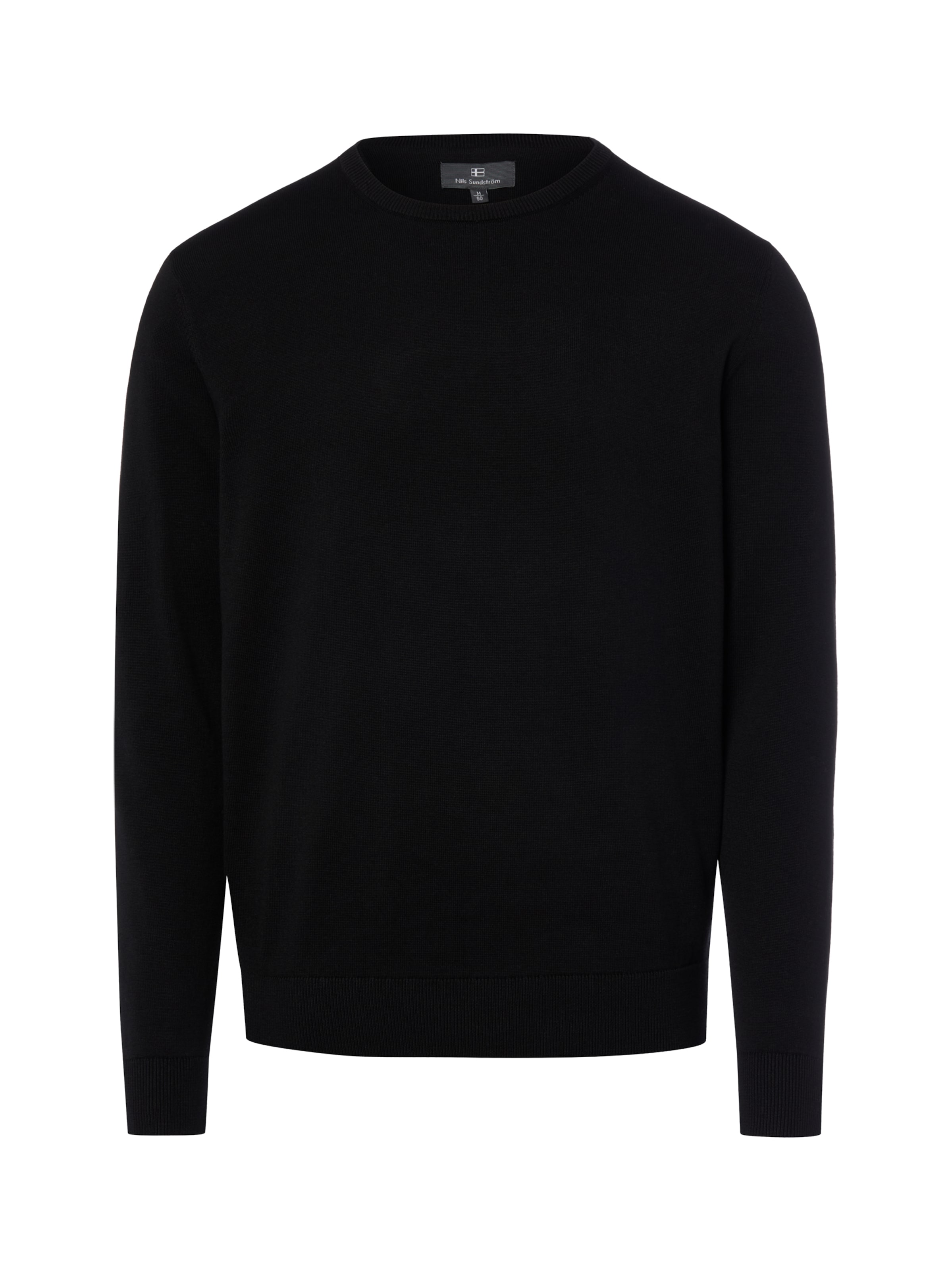 Nils Sundström Strickjacke in Schwarz: Vorderseite