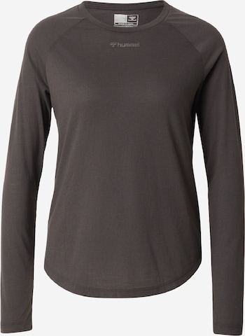Hummel Functioneel shirt 'Vanja' in Bruin: voorkant