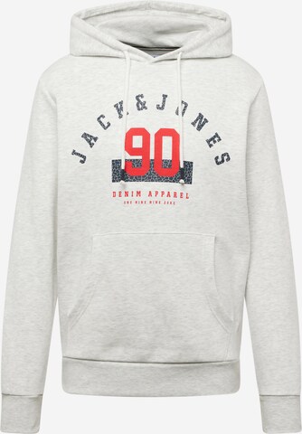 JACK & JONES Sweatshirt 'CARLO' in Weiß: predná strana