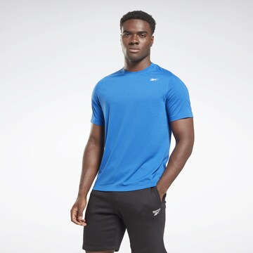 Reebok Functioneel shirt in Blauw: voorkant